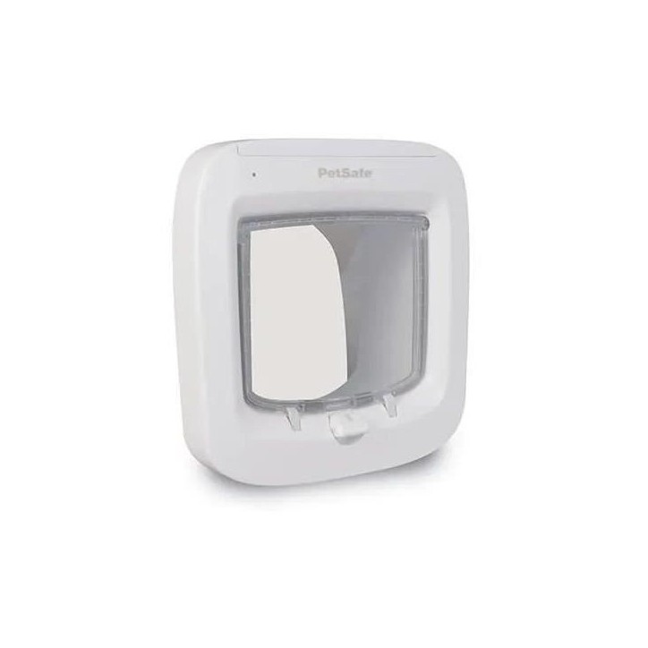 PetSafe- Chatiere a puce électronique PPA19-16145, chatiere a piles, verrouillage a 4 Positions - 22 x 23.9 cm Installation Fac PetSafe- Chatiere a puce électronique PPA19-16145, chatiere a piles, verrouillage a 4 Positions - 22 x 23.9 cm Installation Fac