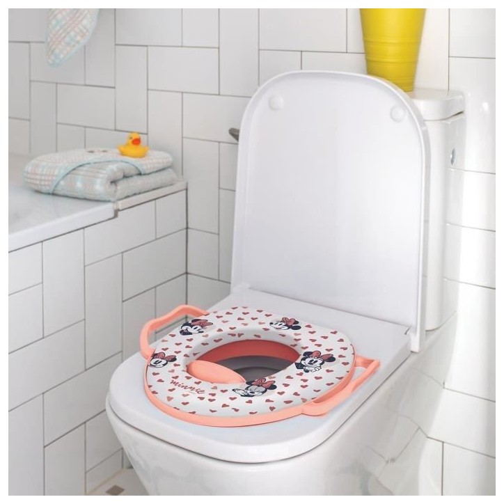 Réducteur WC - THERMOBABY - Confort avec poignées - Minnie