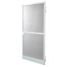 Moustiquaire porte battante L100 cm x H220 cm - Aluminium blanc