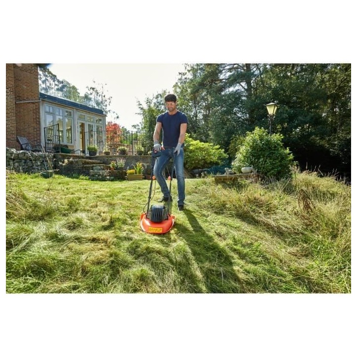 Tondeuse électrique sur coussin filaire - BLACK&DECKER - BEMWH551-QS - 1200W - 30cm de coupe Tondeuse électrique sur coussin filaire - BLACK&DECKER - BEMWH551-QS - 1200W - 30cm de coupe