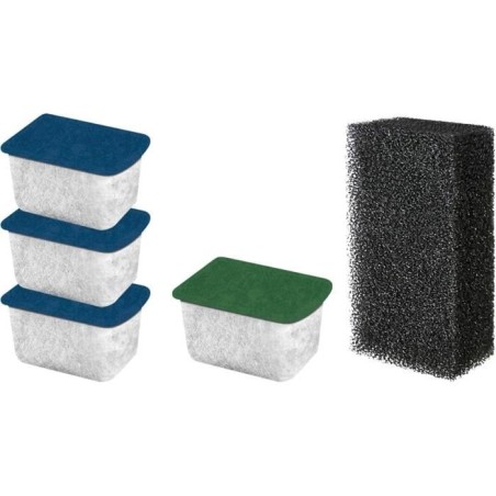 CIANO, Aquarium Consommables - Cartouches de Filtration de Rechange pour Filtre d'Aquarium- Pack 3 mois - Taille M