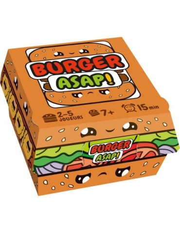 Burger ASAP - Asmodee - Jeu de rapidité - Des 7ans