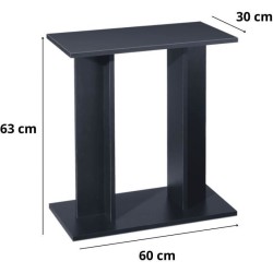 Meuble pour aquarium 60 cm noir - Ciano Noir