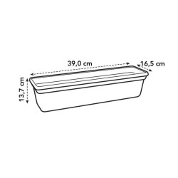 ELHO Balconniere GREEN BASICS - 6L - L 16,5 x P 39 x H 13,7 cm - Exté