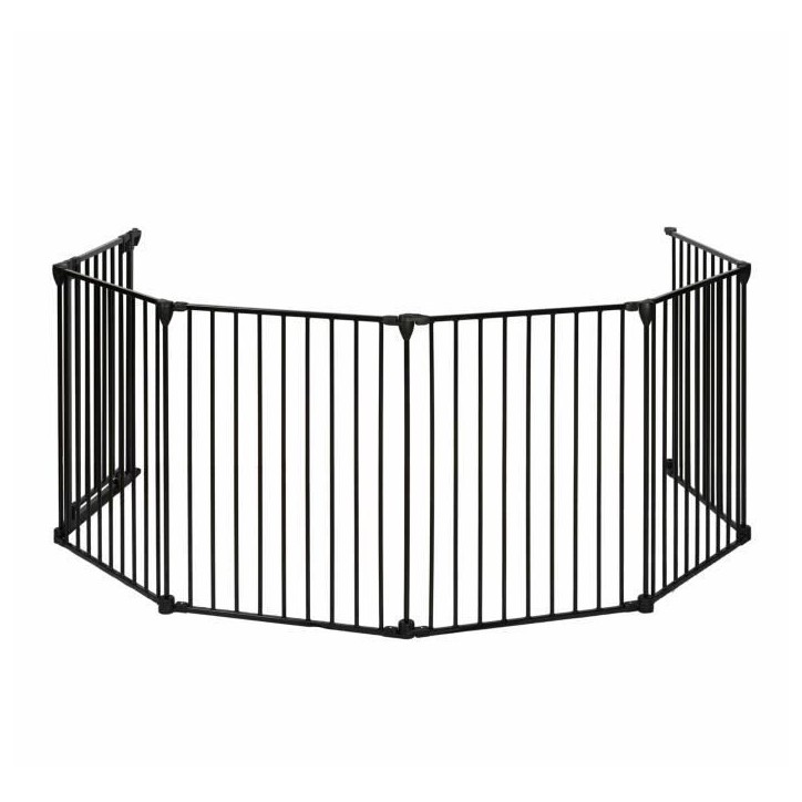 Barriere pare-feu de cheminée ou poele a bois 6 pans - 360 cm - Noir - NORDLINGER PRO Barriere pare-feu de cheminée ou poele a bois 6 pans - 360 cm - Noir - NORDLINGER PRO