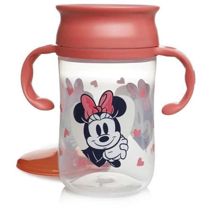Tasse d'apprentissage - THERMOBABY - 360 degrés - Avec disque antifuite - Minnie Tasse d'apprentissage - THERMOBABY - 360 degrés - Avec disque antifuite - Minnie