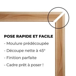 Encadrement Mouluré - NORDLINGER PRO - 20 x 60 cm - 42 x 14 mm - FSC