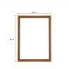 Encadrement Mouluré - NORDLINGER PRO - 80 x 60 cm - 42 x 14 mm - FSC