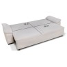 Canapé convertible avec coffre - 3 a 4 places - NORMAN - Tissu beige