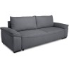 Canapé convertible avec coffre - 3 a 4 places - NORMAN - Tissu anthra