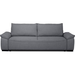 Canapé convertible avec coffre - 3 a 4 places - NORMAN - Tissu anthra