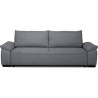 Canapé convertible avec coffre - 3 a 4 places - NORMAN - Tissu anthra