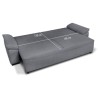 Canapé convertible avec coffre - 3 a 4 places - NORMAN - Tissu anthra