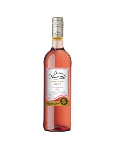 Bonne Nouvelle - Classique - Rosé - Boisson a Base de Raisin - Sans Alcool