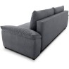 Canapé convertible avec coffre - 3 a 4 places - NORMAN - Tissu anthra
