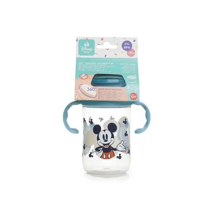 Tasse d'apprentissage - THERMOBABY - 360 degrés - Avec disque antifuite - Minnie Tasse d'apprentissage - THERMOBABY - 360 degrés - Avec disque antifuite - Minnie