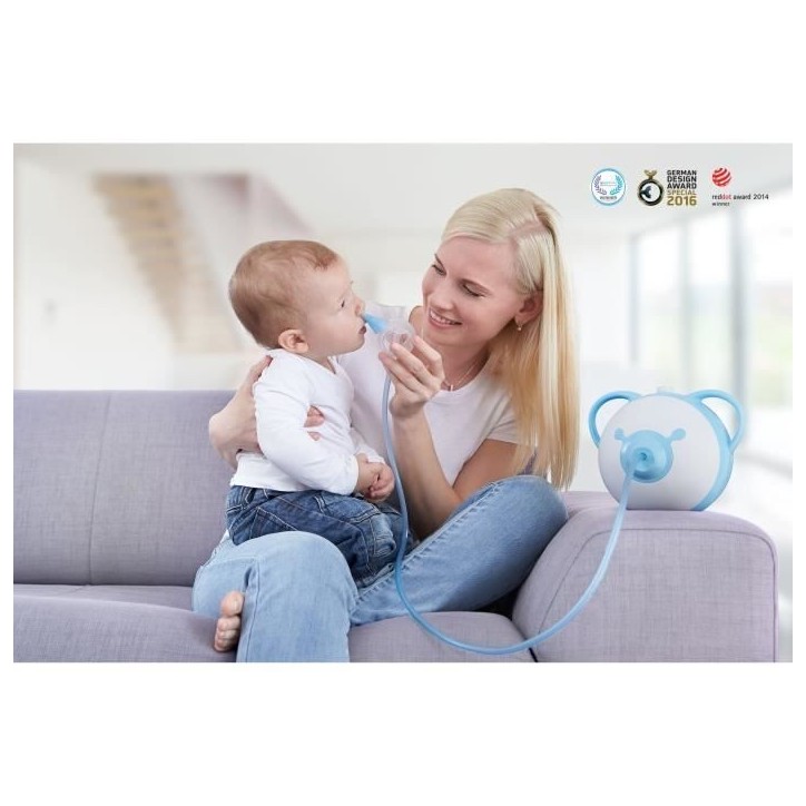 NOSIBOO Pro Mouche bébé électrique - Bleu