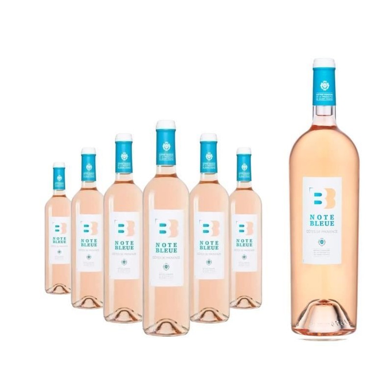 Note Bleue 2024 Côtes de Provence - Vin rosé de Provence - 6x75 cl + Note Bleue 2024 Côtes de Provence - Vin rosé de Provence - 6x75 cl +