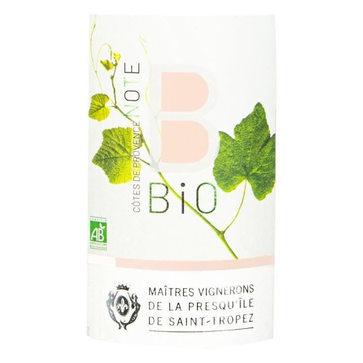 Note Côtes de Provence - Vin Rosé de Provence - Bio 2024