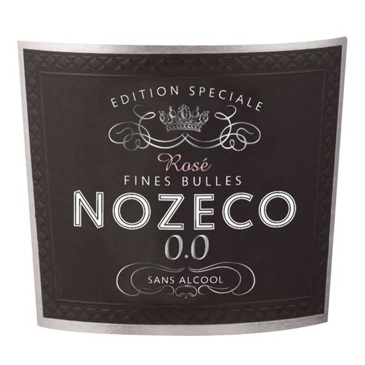 Nozeco - Brut Rosé - Boisson gazeuse desalcolisée