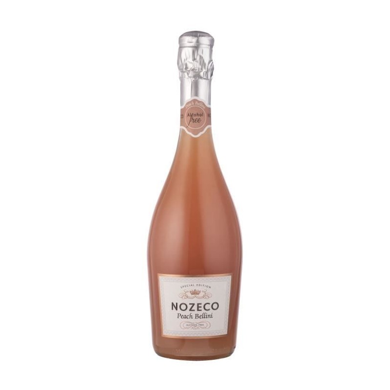 Nozeco - Peach Bellini - Boisson gazeuse desalcolisée