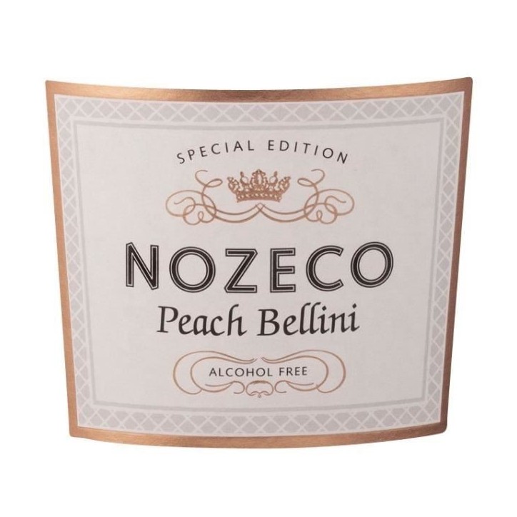Nozeco - Peach Bellini - Boisson gazeuse desalcolisée