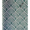 JARDIN PRIVE Chilienne matelassée Danemark blue structure en bois mas