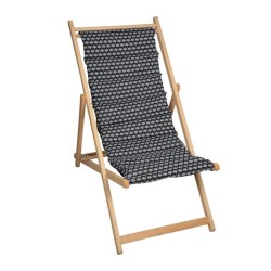 JARDIN PRIVE Chilienne matelassée Helsinki - Toile amovible - Structu