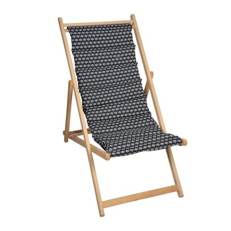 JARDIN PRIVE Chilienne matelassée Helsinki - Toile amovible - Structu