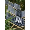 JARDIN PRIVE Chilienne matelassée Helsinki - Toile amovible - Structu