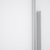 Armoire - Blanc mat - 2 portes battantes + 2 portes coulissantes - L 2