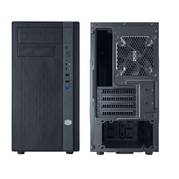 COOLER MASTER LTD BOITIER PC N 200 - Noir - Format Micro ATX (NSE-200-KKN1)