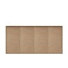 Buffet bas PILVI - 4 portes et 2 tiroirs - Blanc mat - L 162,3 x P 34,