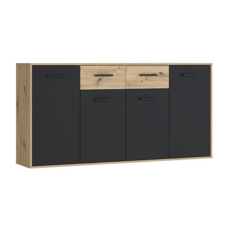 Buffet PILVI - Style contemporain - Particules mélaminé - Décor Che