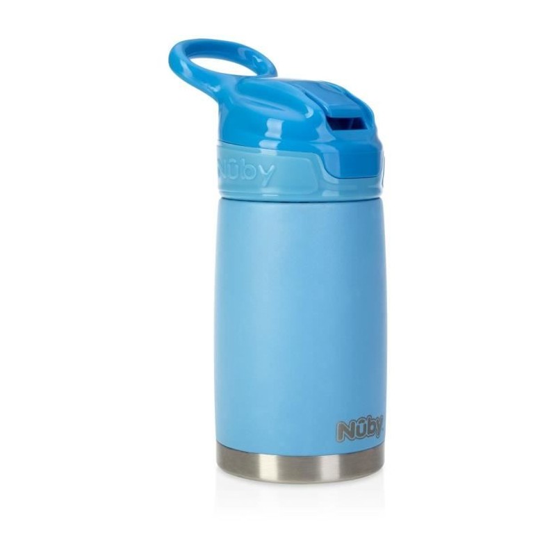 Gourde isotherme - NUBY - 300 ml - Acier inocydable - Bleu