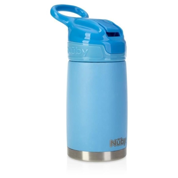 Gourde isotherme - NUBY - 300 ml - Acier inocydable - Bleu Gourde isotherme - NUBY - 300 ml - Acier inocydable - Bleu