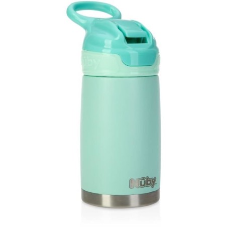 Gourde isotherme - NUBY - 300 ml - Acier inocydable - Turquoise