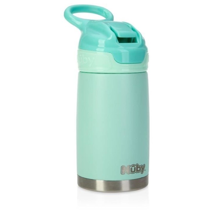 Gourde isotherme - NUBY - 300 ml - Acier inocydable - Turquoise Gourde isotherme - NUBY - 300 ml - Acier inocydable - Turquoise