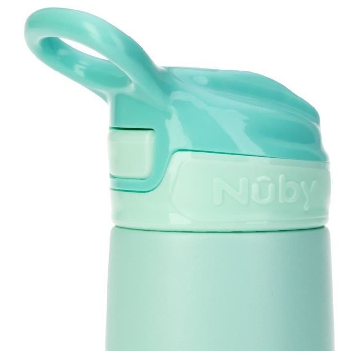 Gourde isotherme - NUBY - 300 ml - Acier inocydable - Turquoise Gourde isotherme - NUBY - 300 ml - Acier inocydable - Turquoise