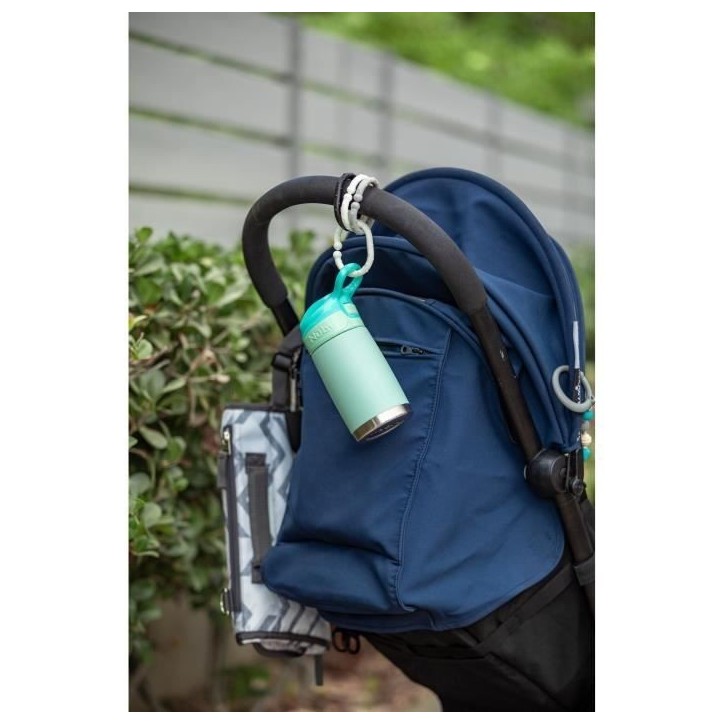 Gourde isotherme - NUBY - 300 ml - Acier inocydable - Turquoise Gourde isotherme - NUBY - 300 ml - Acier inocydable - Turquoise