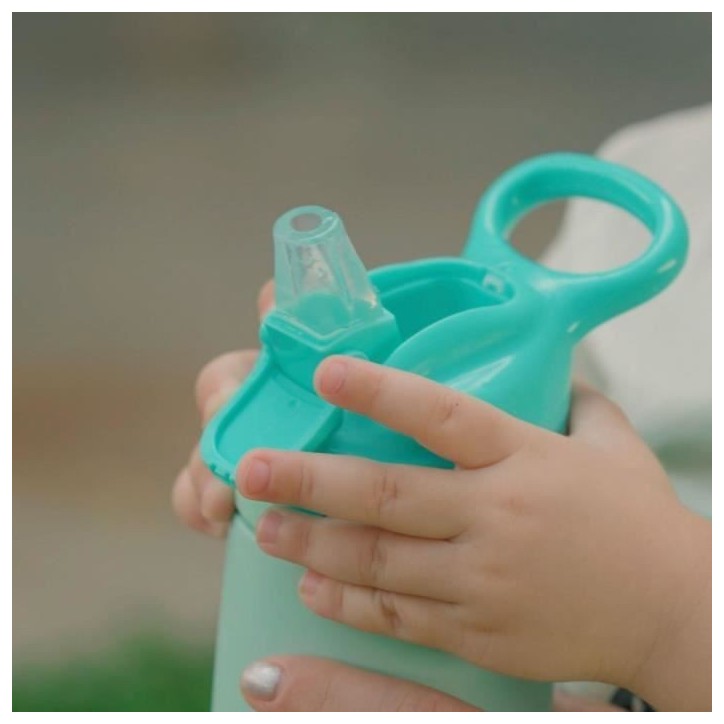 Gourde isotherme - NUBY - 300 ml - Acier inocydable - Turquoise Gourde isotherme - NUBY - 300 ml - Acier inocydable - Turquoise
