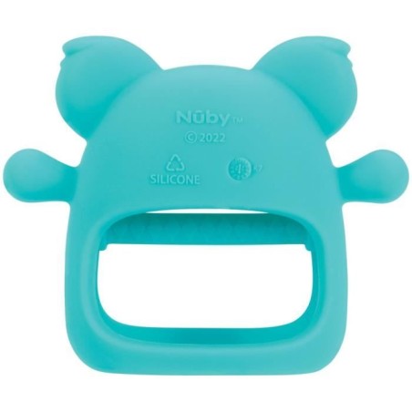 Moufle gants de dentition - NUBY - Koala - Silicone - Bleu