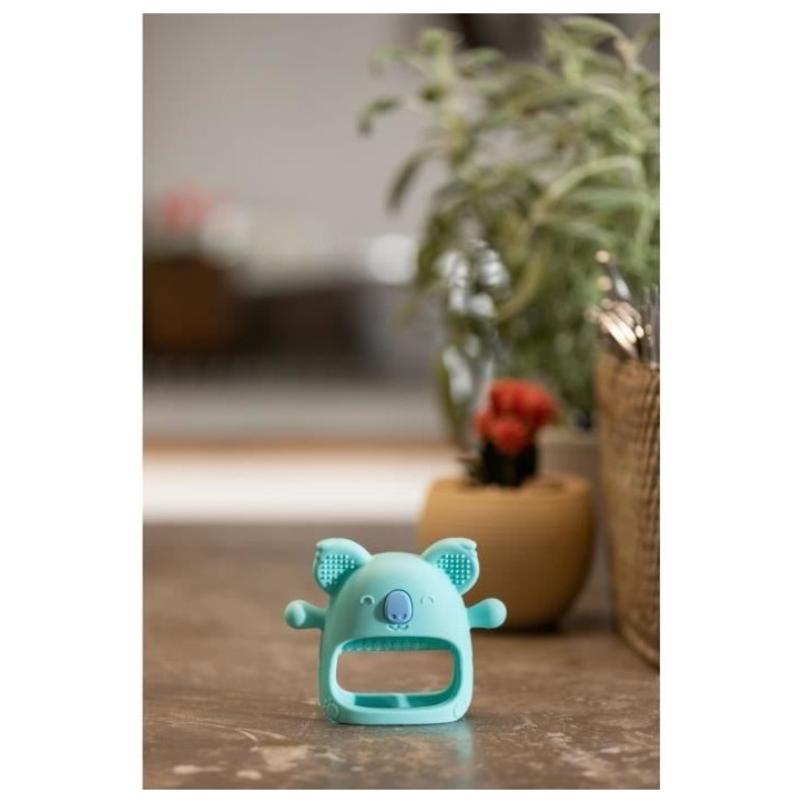 Moufle gants de dentition - NUBY - Koala - Silicone - Bleu Moufle gants de dentition - NUBY - Koala - Silicone - Bleu