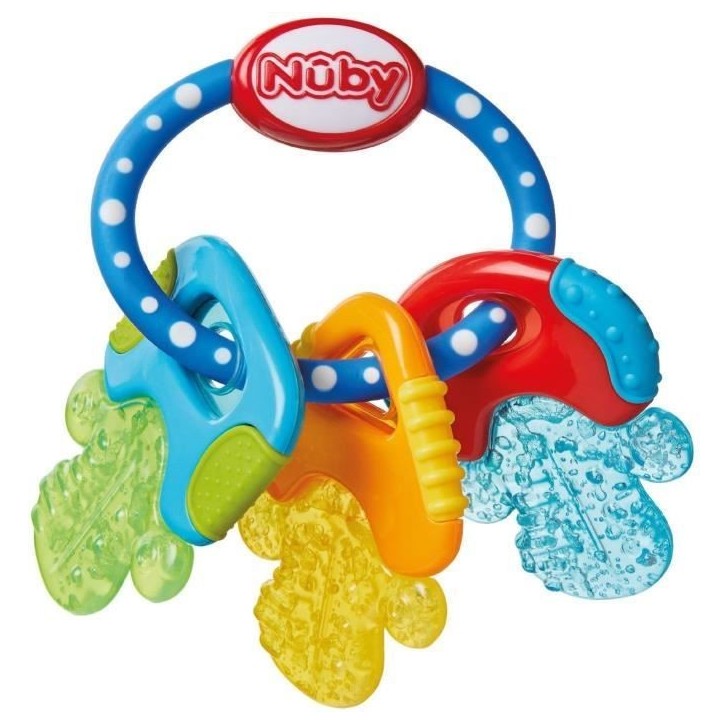 Anneau de dentition - NUBY - IcyBite - Gel réfrigérant - Des 4 mois Anneau de dentition - NUBY - IcyBite - Gel réfrigérant - Des 4 mois