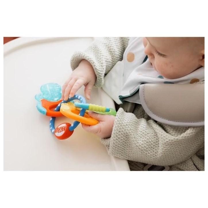 Anneau de dentition - NUBY - IcyBite - Gel réfrigérant - Des 4 mois Anneau de dentition - NUBY - IcyBite - Gel réfrigérant - Des 4 mois