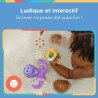 Jouet de bain - NUBY - Pieuvre intéractive flottante - Anneaux de bai