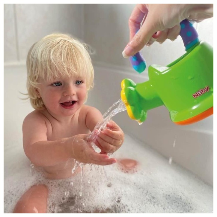 Jouet de bain - NUBY - Arrosoir amusant - Des 12 mois - Vert Jouet de bain - NUBY - Arrosoir amusant - Des 12 mois - Vert