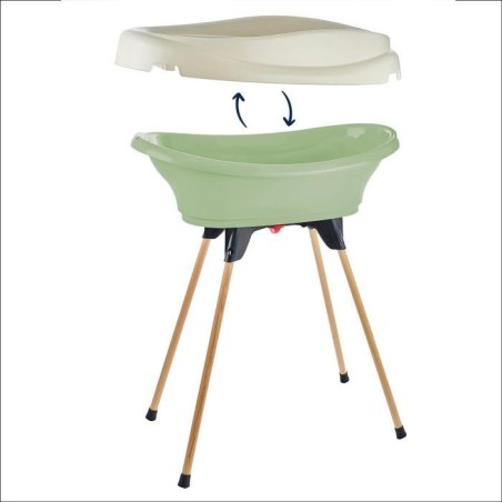 Pack plan a langer et baignoire - THERMOBABY - VASCO - Vert Céladon - 2 en 1