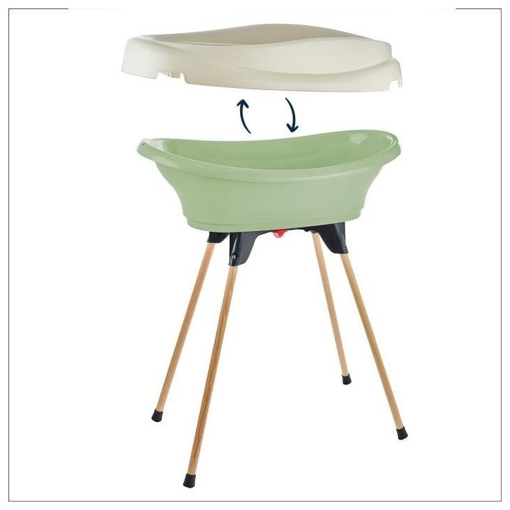 Pack plan a langer et baignoire - THERMOBABY - VASCO - Vert Céladon - 2 en 1 Pack plan a langer et baignoire - THERMOBABY - VASCO - Vert Céladon - 2 en 1