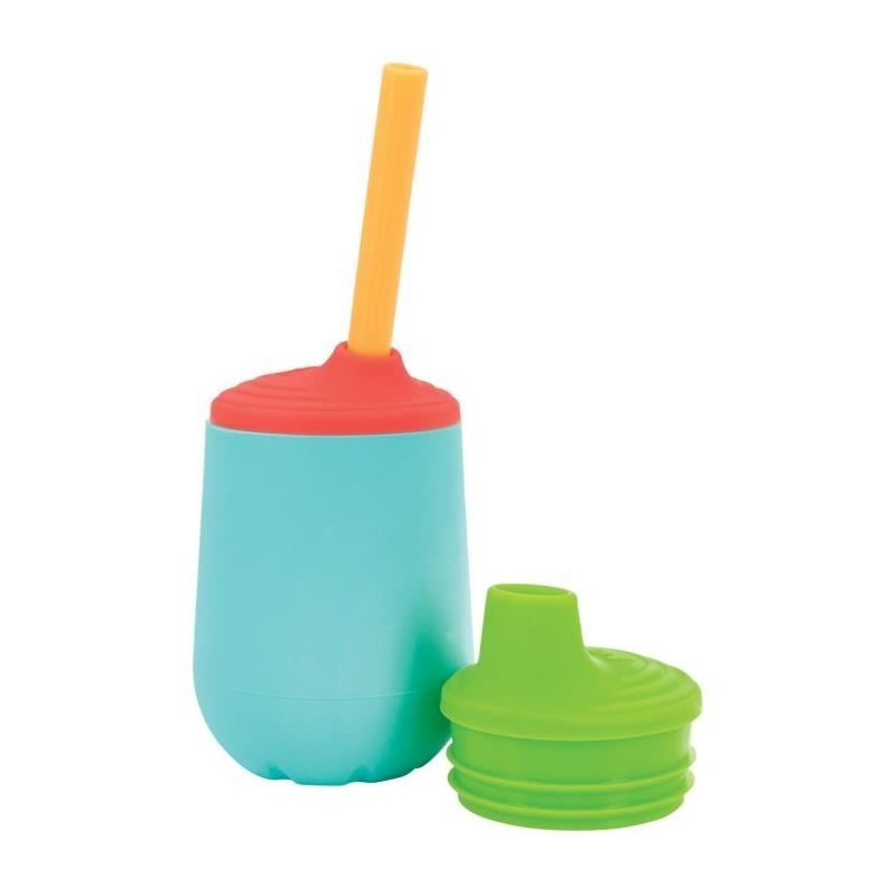 Tasse d'apprentissage - NUBY - Silicone - 120 ml - Des 6 mois - Mulitc Tasse d'apprentissage - NUBY - Silicone - 120 ml - Des 6 mois - Mulitc